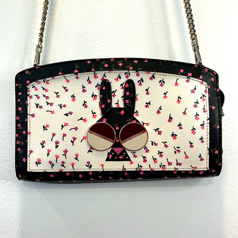 KATE SPADE SPADEMALS MONEY BUNNY Crossbody or Wallet/Clutch- - Picture 4 of 10